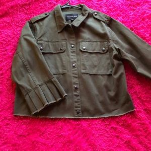 Army green jacket